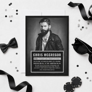 Mugshot Board Bachelor Party Invitation