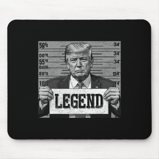 Mugshot Funny Trump 2024  Mouse Pad (Front)