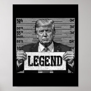 Mugshot Funny Trump 2024  Poster