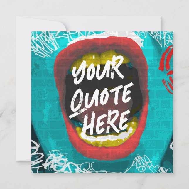 Mugshot Invitation (Front)