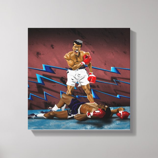 Muhammed Ali Canvas Print (Front)