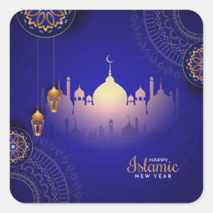 Muharram Islamic new Year Square Sticker
