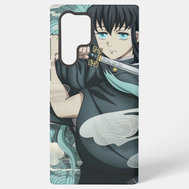 Muichiro Tokito Samsung Galaxy S22 Ultra Case (Back)