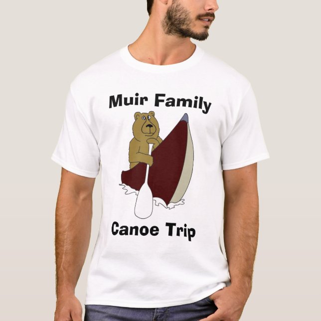 Muir Family Canoe Trip Bear T-Shirt (Front)