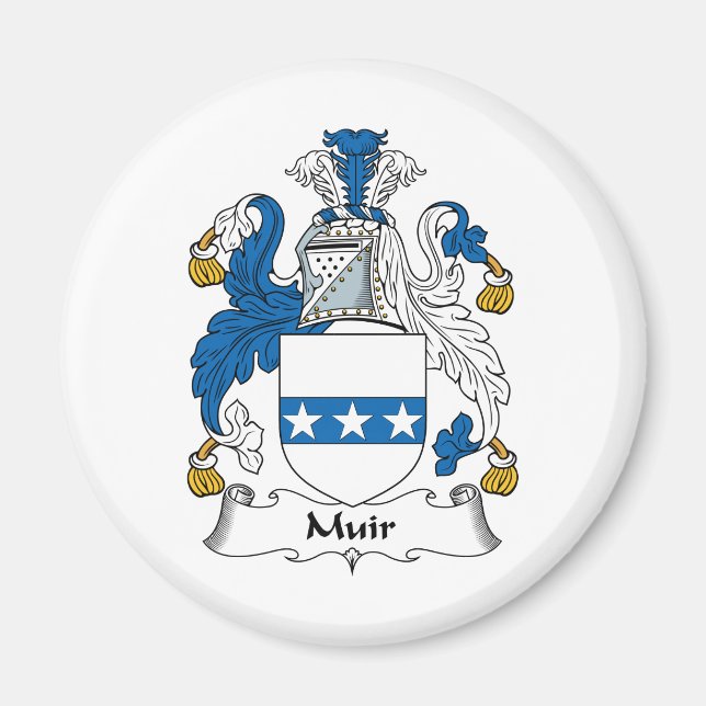 Muir Family Crest Magnet (Front)