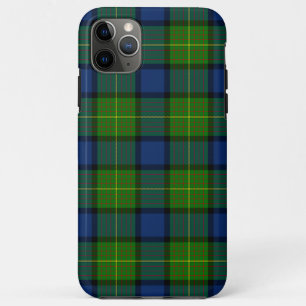 Muir Moore tartan green blue plaid Case-Mate iPhone Case