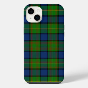 Muir Moore tartan green blue plaid iPhone 14 Plus Case