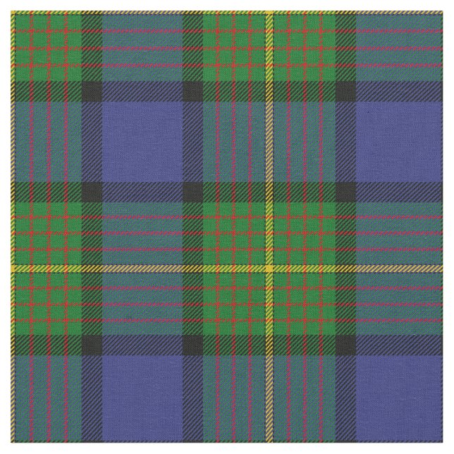 Muir Tartan Print Fabric (Close Up)