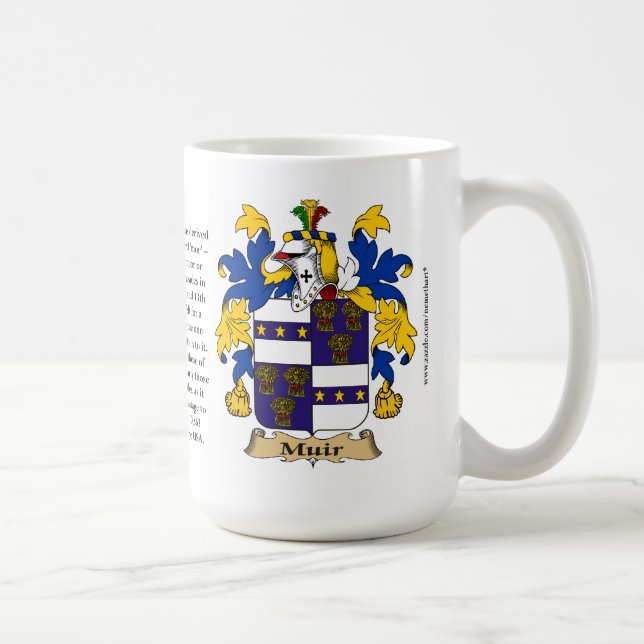 Muir, the Origin, the Meaning and the Crest Coffee Mug (Right)
