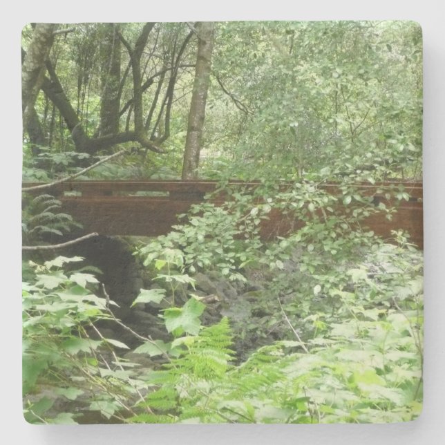 Muir Woods Bridge I Stone Coaster (Front)