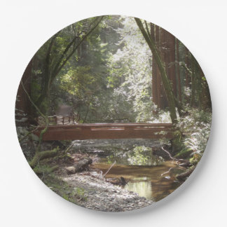 Muir Woods Bridge II Paper Plate