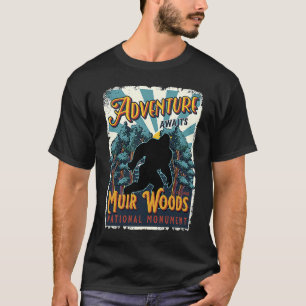 Muir Woods National Monument California Sasquatch  T-Shirt