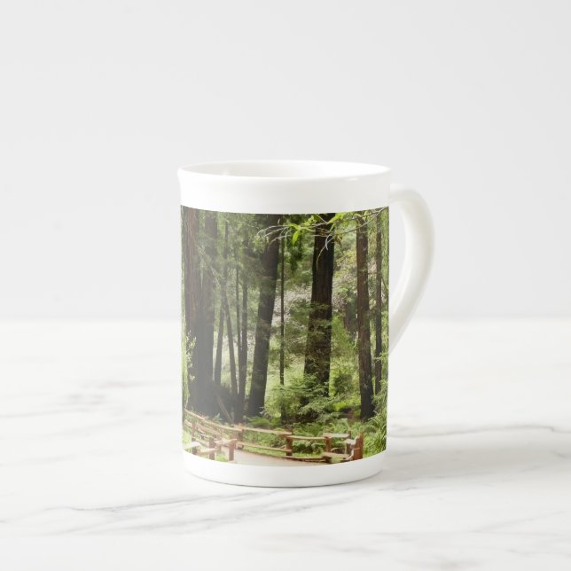Muir Woods Path I Nature Photography Bone China Mug (Front Right)