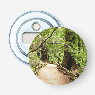 Muir Woods Path II Nature Photography Bottle Opener