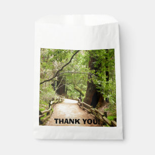 Muir Woods Path II Nature Photography Favour Bags