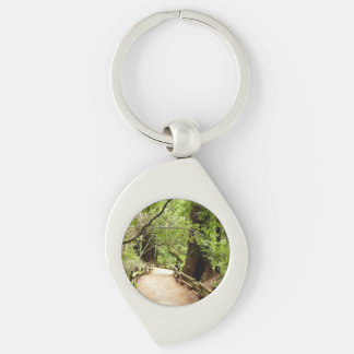 Muir Woods Path II Nature Photography Key Ring