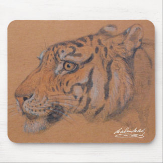 Muismat "Tiger Head" by Raden Saleh® Mouse Pad