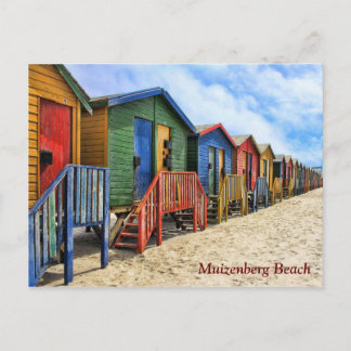 Muizenberg Beach Cape Town South Africa Postcard