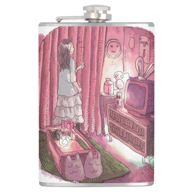 Muji Sakusami Hip Flask (Front)