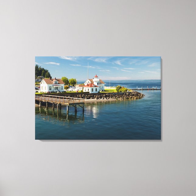 Mukilteo Lighthouse, Mukilteo, Washington, USA Canvas Print (Front)