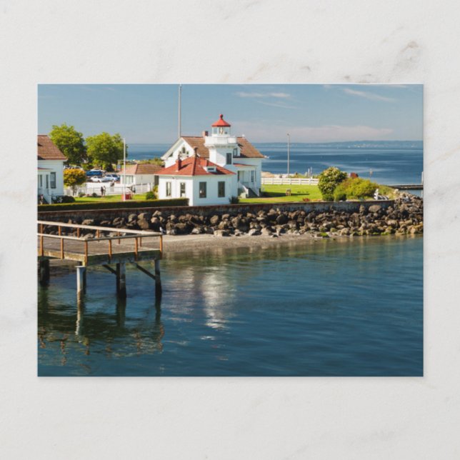 Mukilteo Lighthouse, Mukilteo, Washington, USA Postcard (Front)