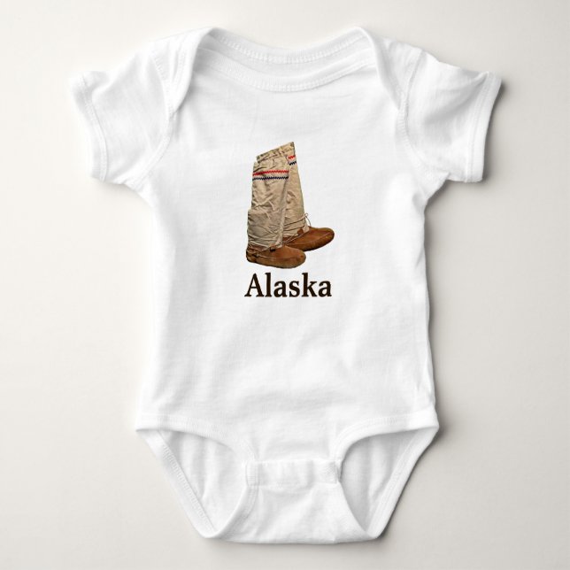 Mukluks Baby Bodysuit (Front)