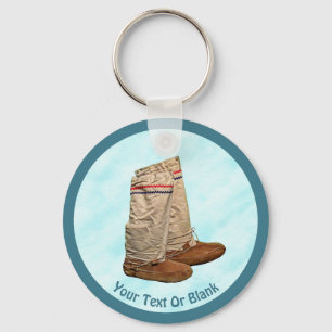 Mukluks On Snow Key Ring