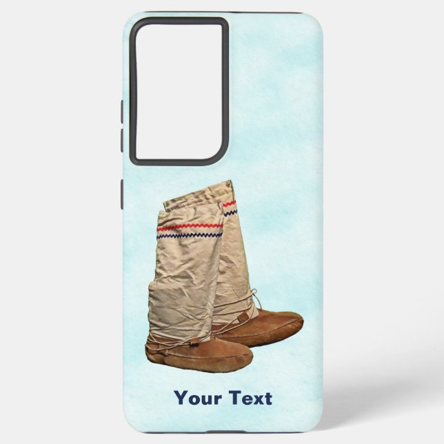 Mukluks On Snow Samsung Galaxy S21+ Case (Back)