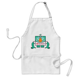 Mukpuddy - "l <3 Muk" - Apron