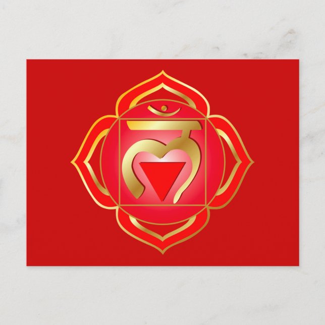 muladhara or root chakra Postcard (Front)