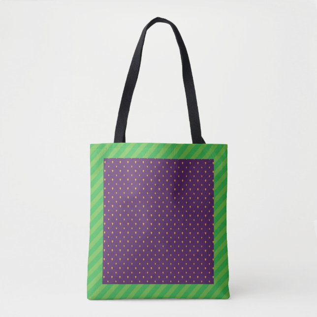 Mulberry fryit design, summer berry patterns tote bag (Front)