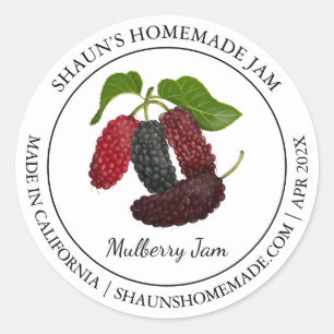 Mulberry Jam Modern label