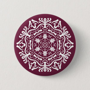 Mulberry Mandala 6 Cm Round Badge