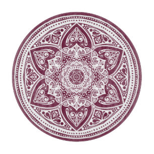 Mulberry Mandala Cutting Board