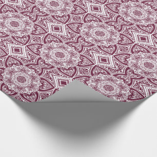 Mulberry Mandala Wrapping Paper