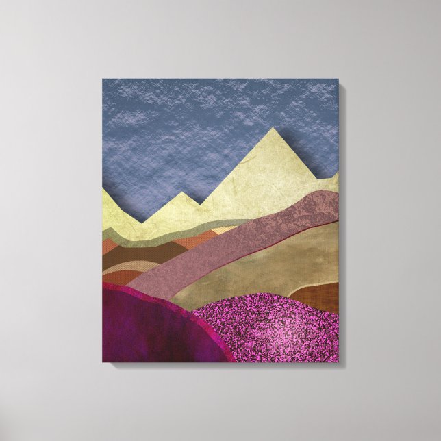 Mulberry Mountains Canvas Print (Front)