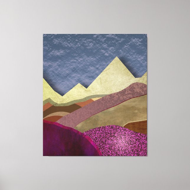 Mulberry Mountains Canvas Print (Front)