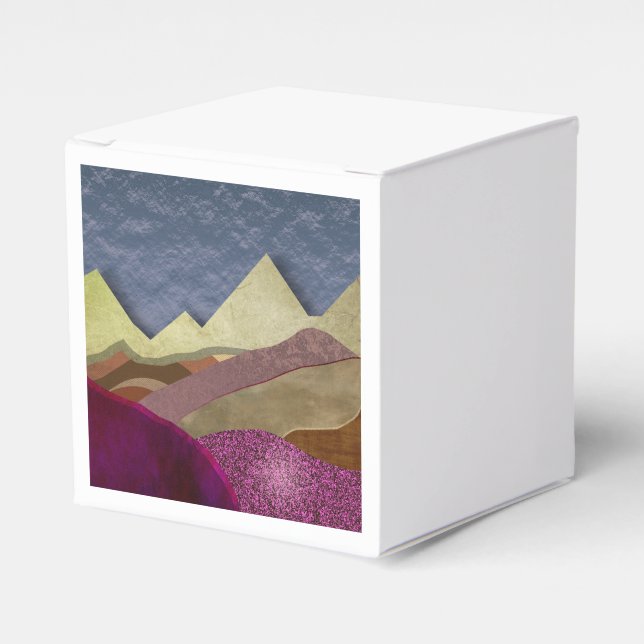 Mulberry Mountains Favour Box (Front Side)