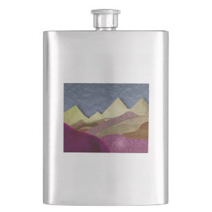 Mulberry Mountains Hip Flask