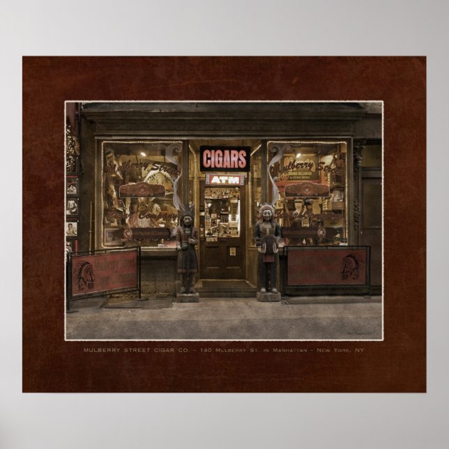 Mulberry St. Cigar Co. - Faux Vintage POSTER (Front)
