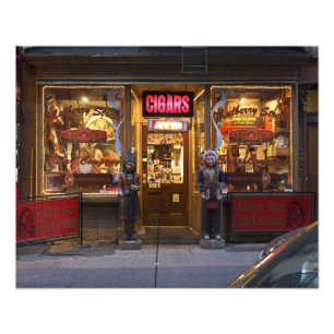 Mulberry Street Cigar Company, Colour Photo Print