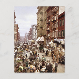 Mulberry Street NYC ca.1900 Postcard