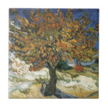 Mulberry Tree by van Gogh Tile<br><div class="desc">Post-Impressionist Landscapes: Mulberry Tree Painting by Vincent van Gogh - Classic Masterpieces</div>