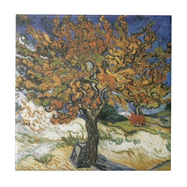Mulberry Tree by van Gogh Tile (Front)