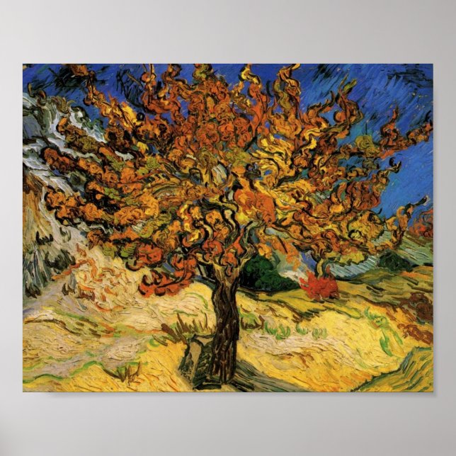Mulberry Tree (F637) Van Gogh Fine Art Poster (Front)