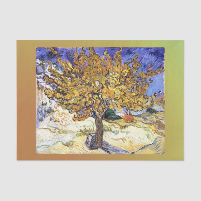 Mulberry Tree, Vincent van Gogh  Tissue Paper (Front)
