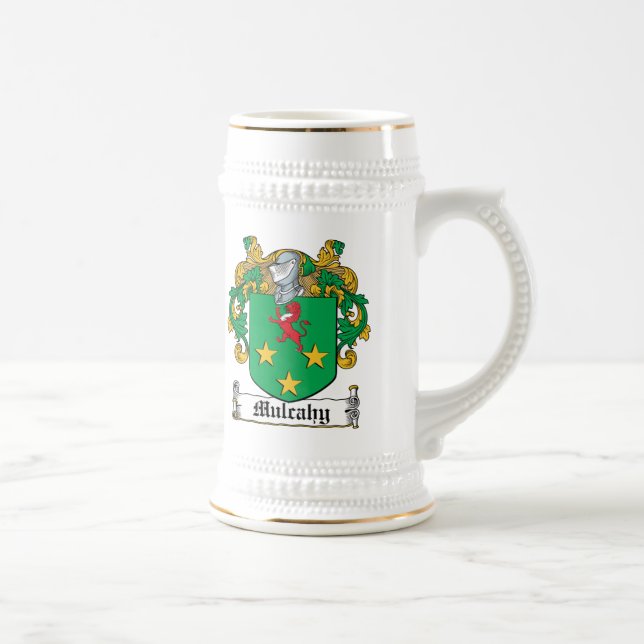 Mulcahy Family Crest Beer Stein (Right)