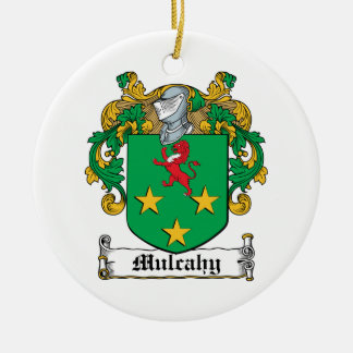Mulcahy Family Crest Ceramic Tree Decoration