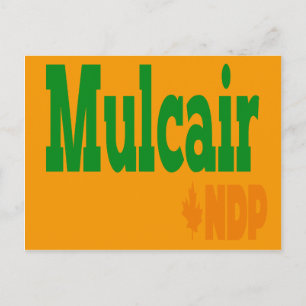 Mulcair NDP Postcard