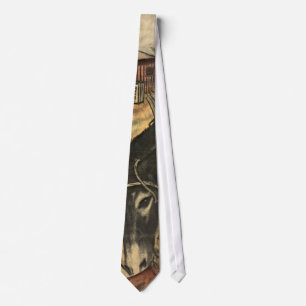 Mule and Plough 1935 Tie